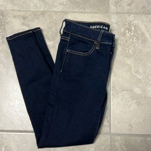 American Eagle Hi-Rise Jegging Dark Wash